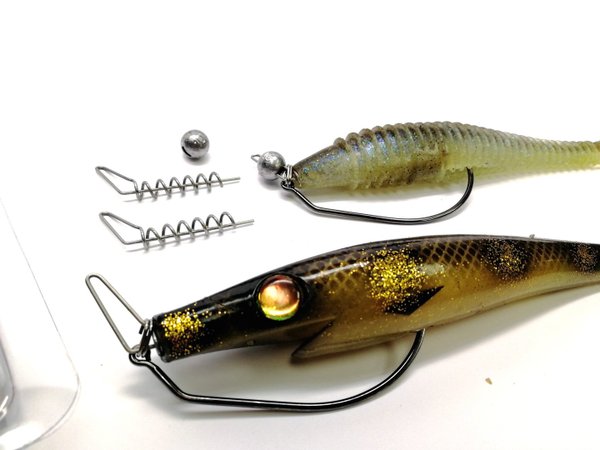 Strike Pro Pig Shad - Spotted Bullhead | Weedless Ready To Fish