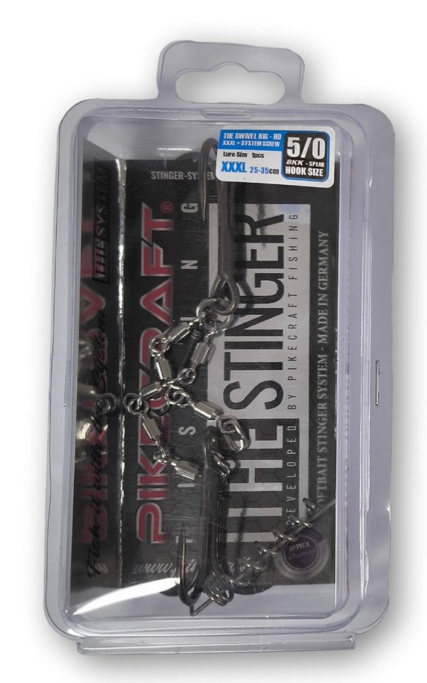XXXL Swivel Stinger Kit 5/0 | 1 StingerRig 5/0 BKK + 1 Big Screw